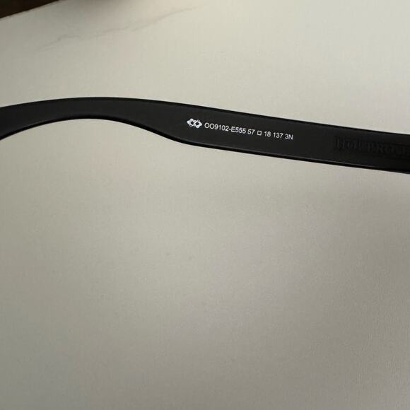 OAKLEY SI Holbrook Matte Black Tonal Icon/Gray Sunglasses (OO9102-E555) - Picture 6 of 8